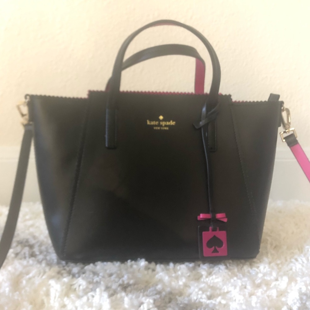 Kate Spade black and pink handbag